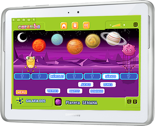 Screenshot of the Linguascope Elementary app