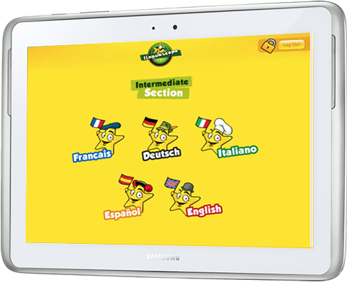 Screenshot of the Linguascope Elementary app